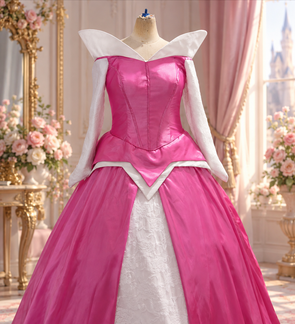 Pink Fairytale Princess Gown Princess Aurora Inspired