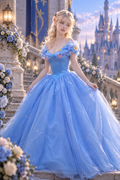 Cinderella Blue Princess Ball Gown
