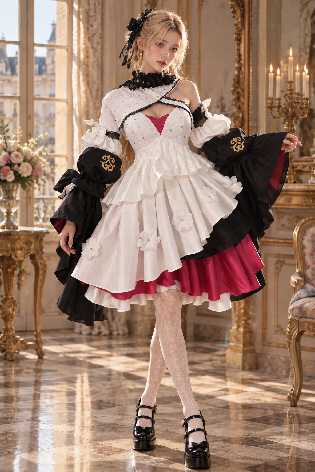 Crimson Reverie – Fantasy Lolita Dress