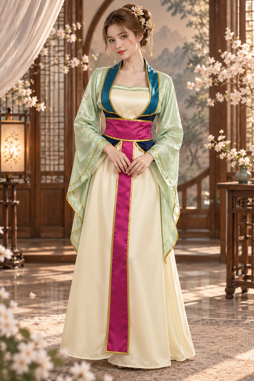 Oriental Princess Costume – Mulan Inspired Fantasy Cosplay Dress