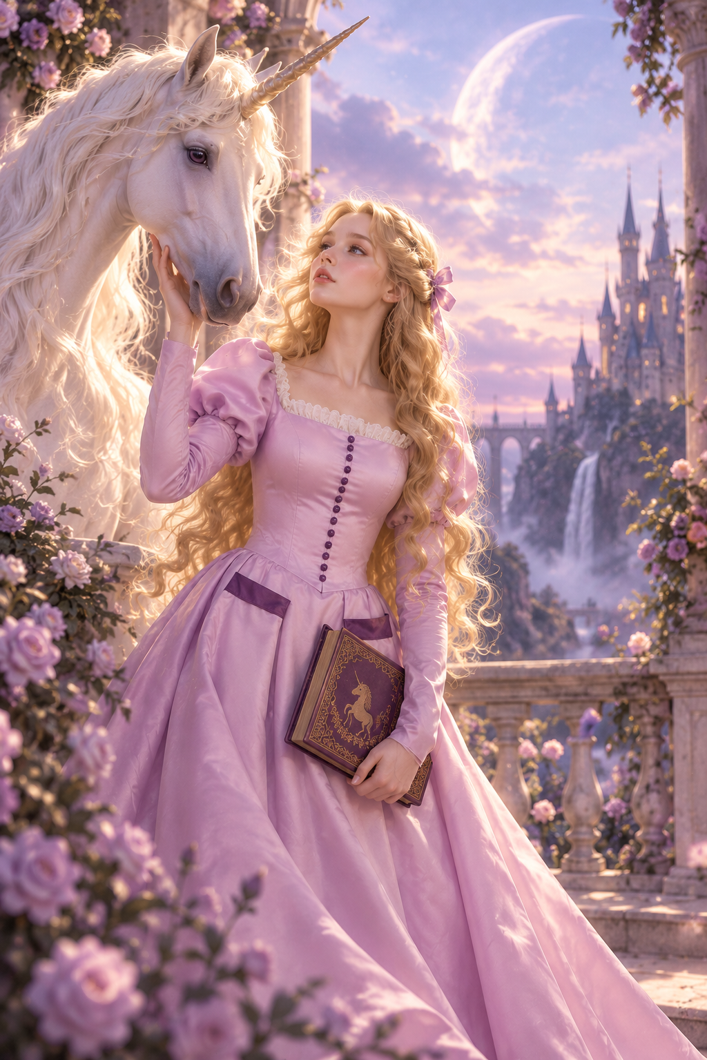 Lilac Storybook Princess Gown – Fairytale Fantasy Costume Dress