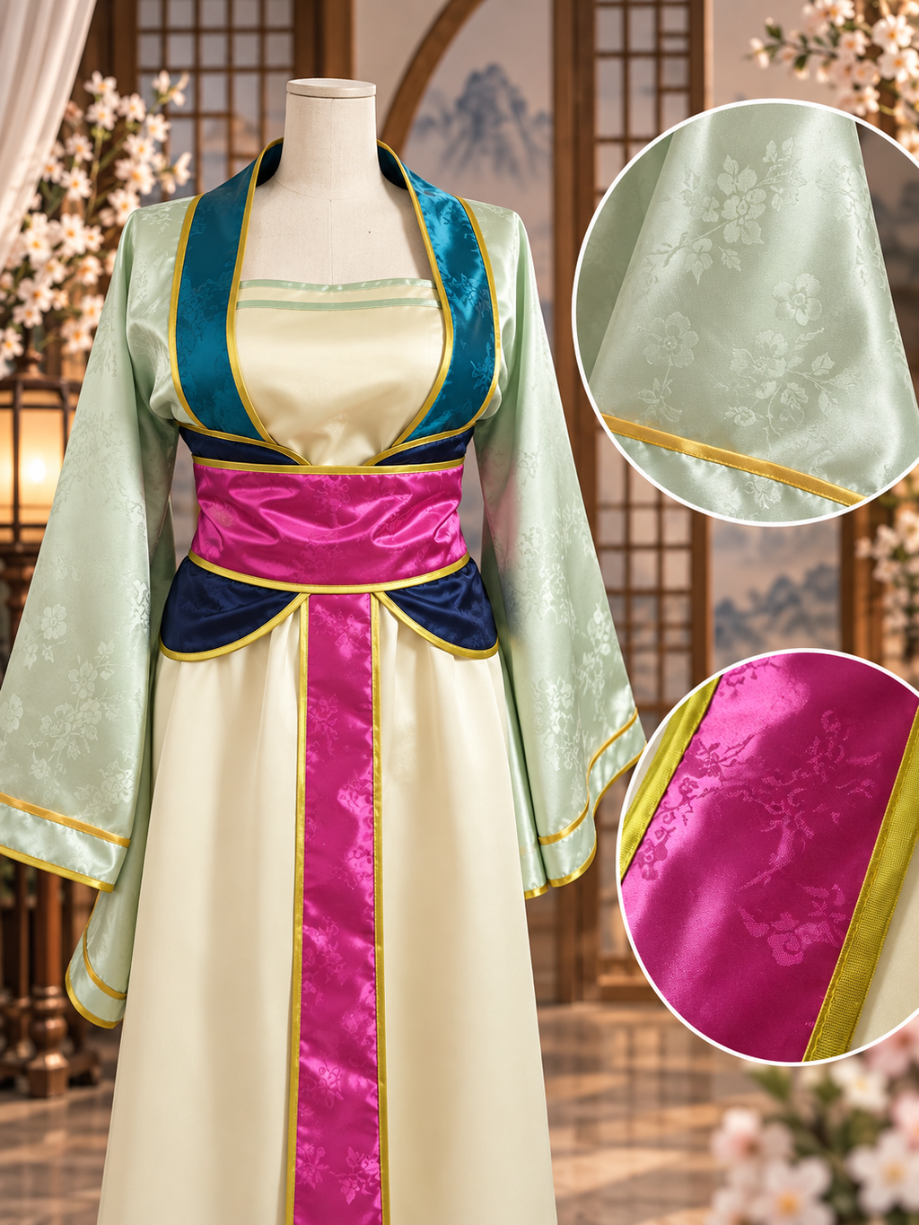 Oriental Princess Costume – Mulan Inspired Fantasy Cosplay Dress