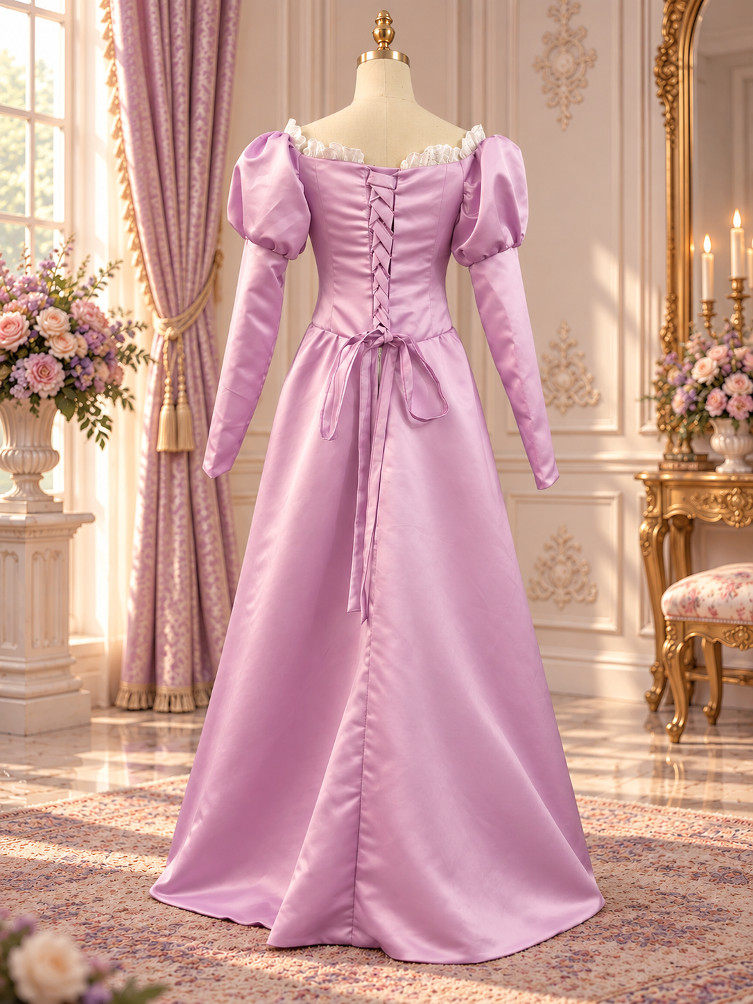 Lilac Storybook Princess Gown – Fairytale Fantasy Costume Dress