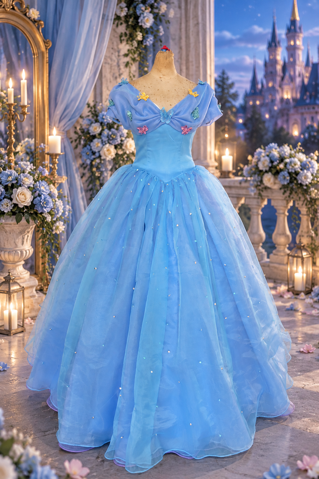 Cinderella Blue Princess Ball Gown
