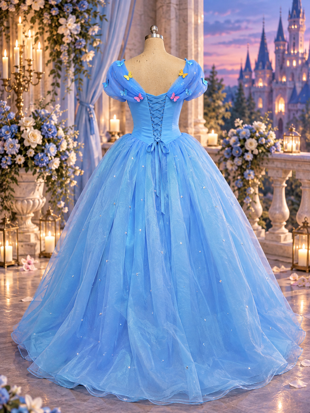 Cinderella Blue Princess Ball Gown