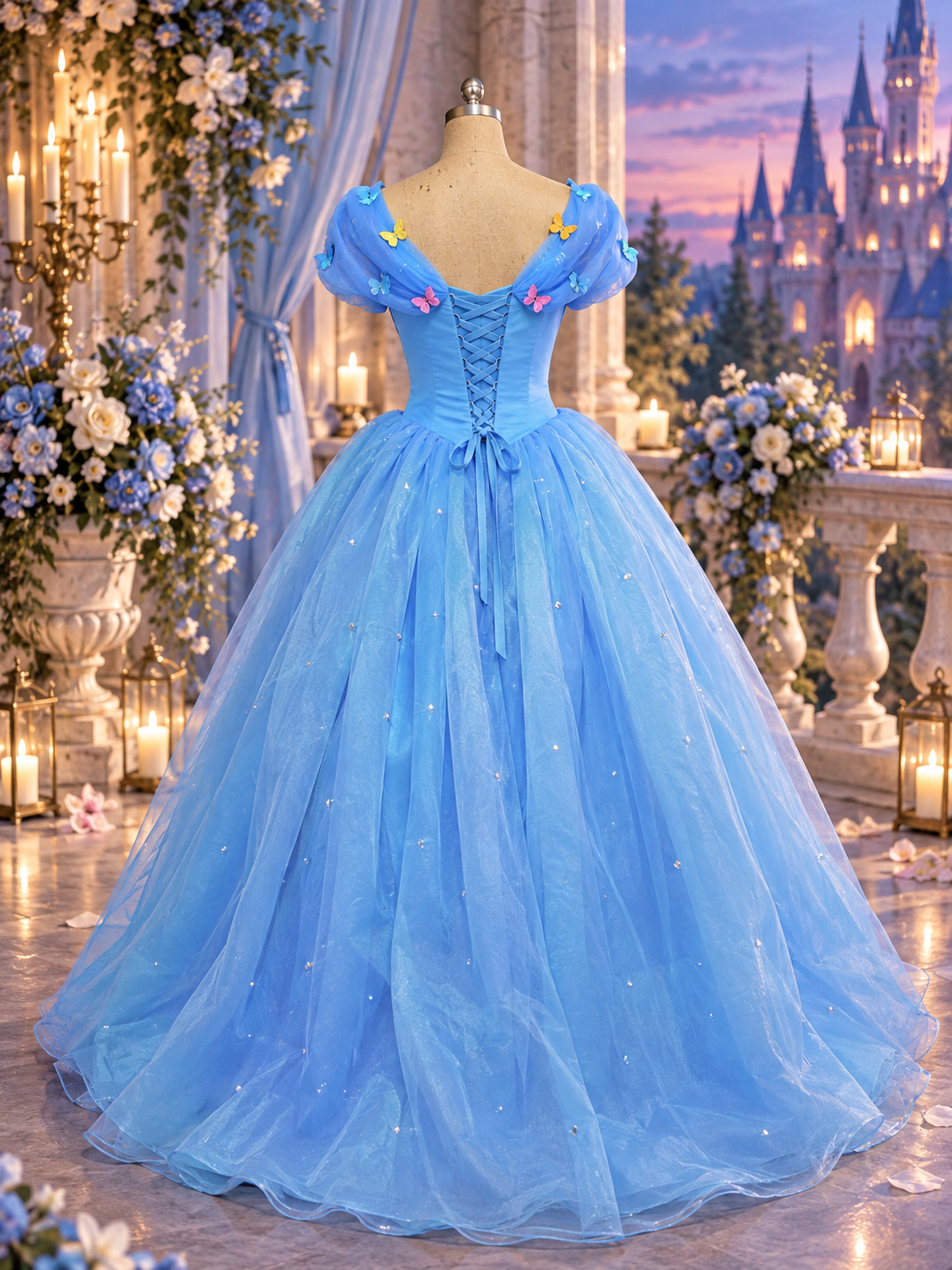 Cinderella Blue Princess Ball Gown