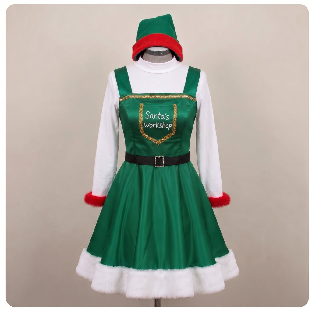 Santa’s Workshop Christmas Elf Dress