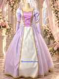 Barbie as Rapunzel Inspired Princess Dress – Lavender & Pink Fairytale Gown