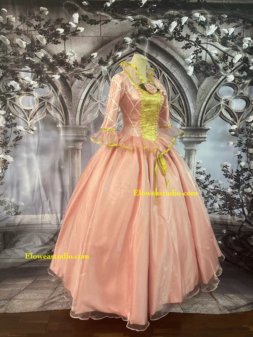 Princess Anneliese Inspired Pink Ball Gown – Fairytale Princess Cosplay Dress