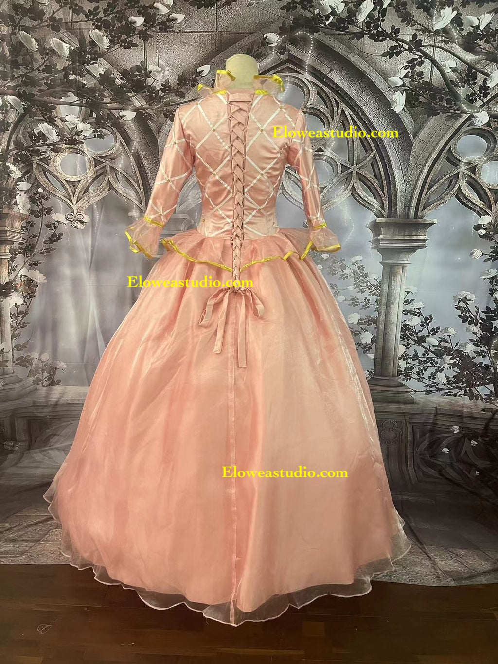 Princess Anneliese Inspired Pink Ball Gown – Fairytale Princess Cosplay Dress