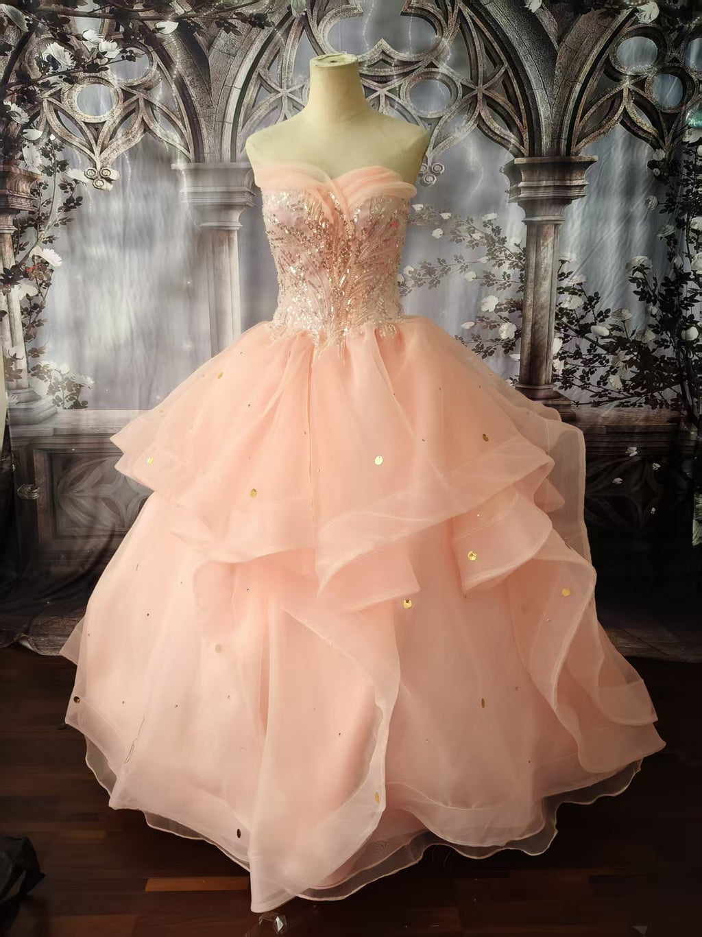 Glinda-Inspired Pink Sparkle Ball Gown | Wicked-Inspired Costume | Made to Order