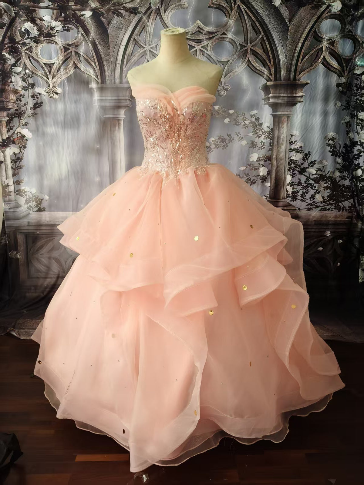 Glinda-Inspired Pink Sparkle Ball Gown | Wicked-Inspired Costume | Made to Order