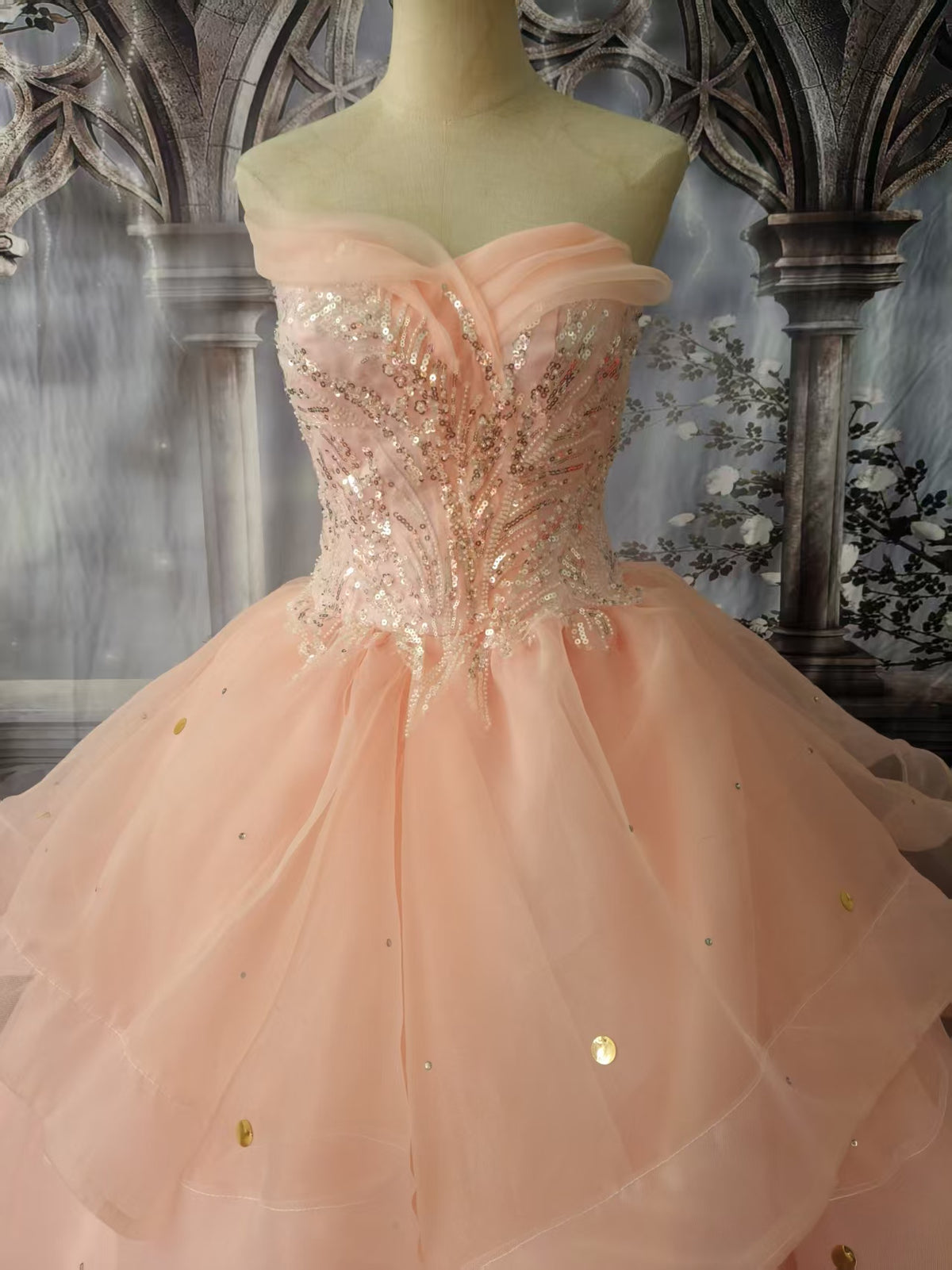 Glinda-Inspired Pink Sparkle Ball Gown | Wicked-Inspired Costume | Made to Order