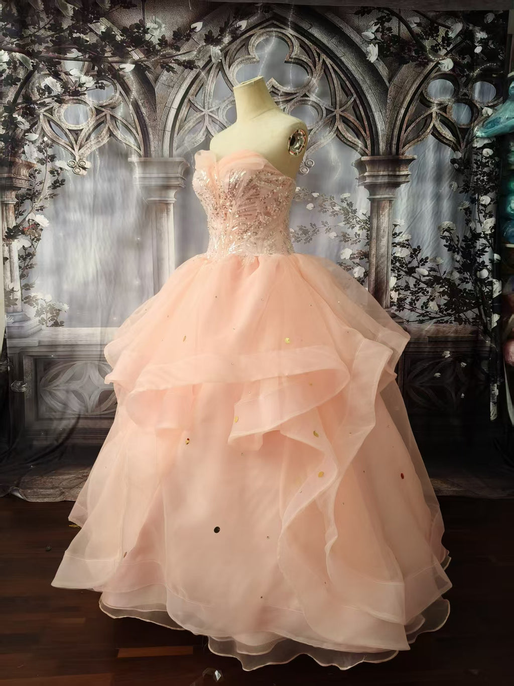 Glinda-Inspired Pink Sparkle Ball Gown | Wicked-Inspired Costume | Made to Order