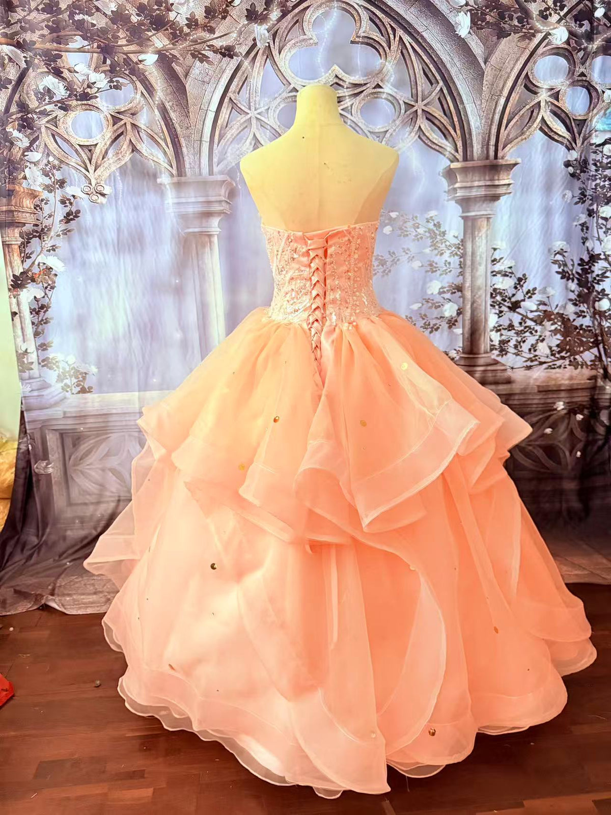 Glinda-Inspired Pink Sparkle Ball Gown | Wicked-Inspired Costume | Made to Order