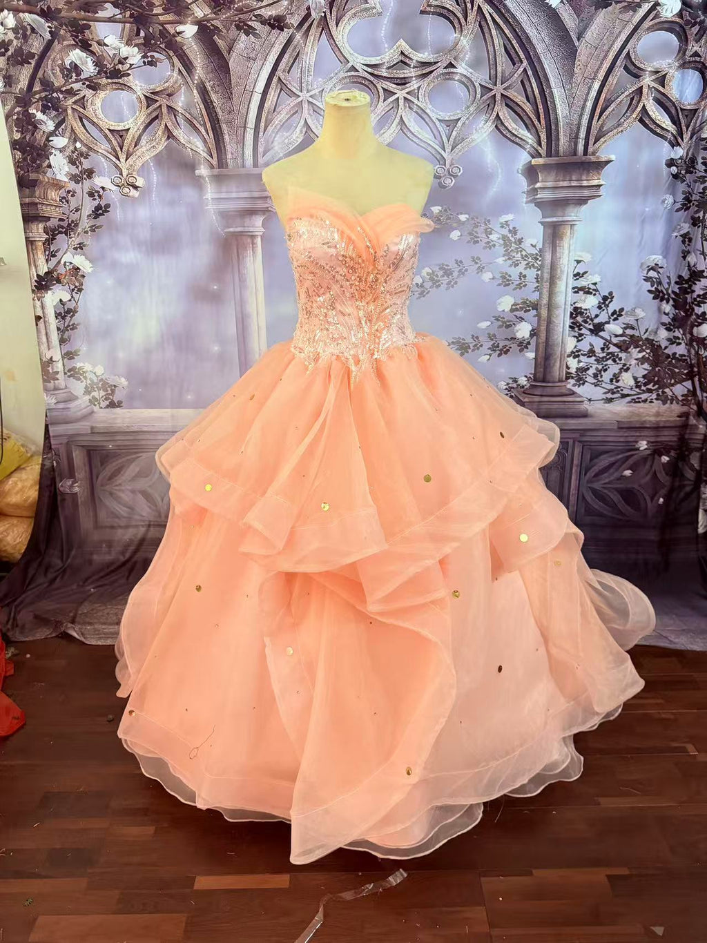 Glinda-Inspired Pink Sparkle Ball Gown | Wicked-Inspired Costume | Made to Order