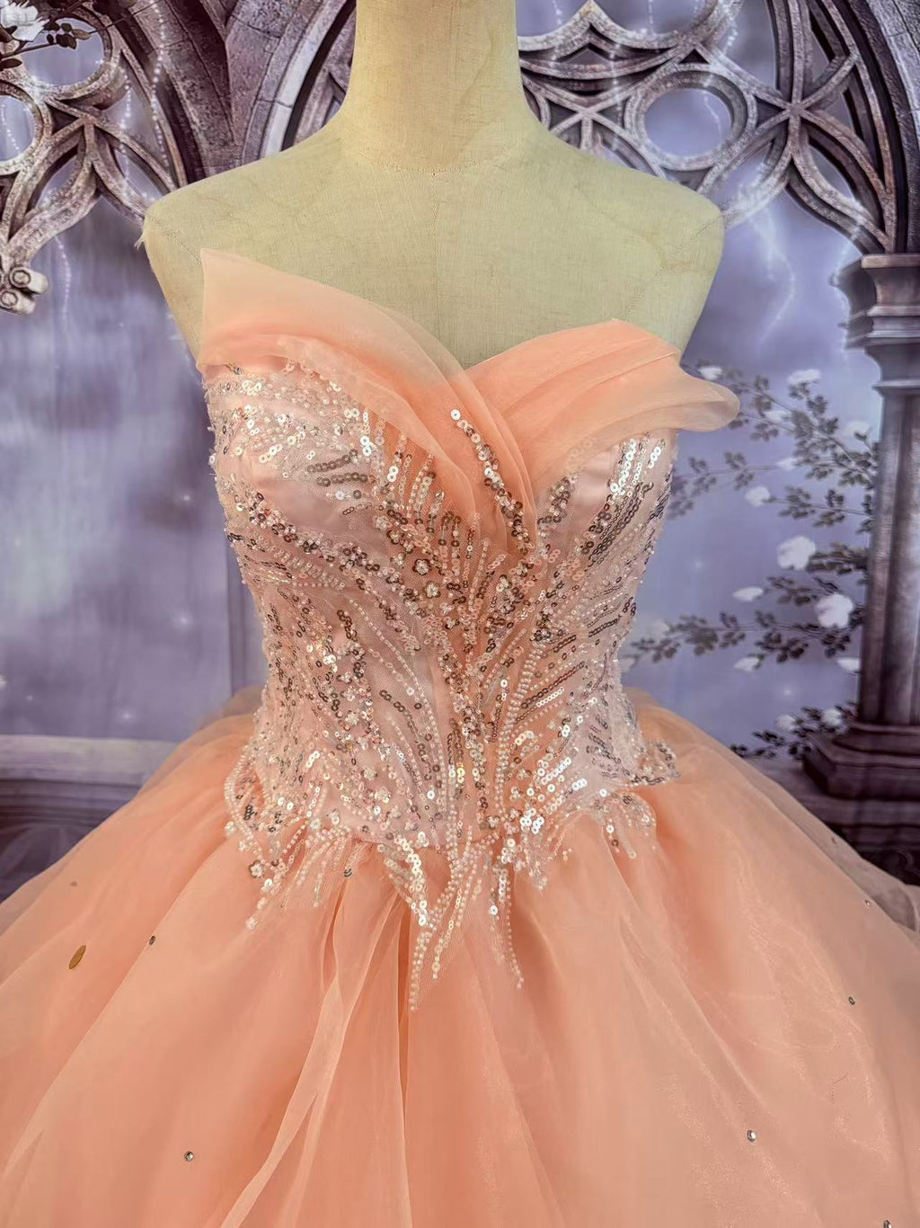 Glinda-Inspired Pink Sparkle Ball Gown | Wicked-Inspired Costume | Made to Order
