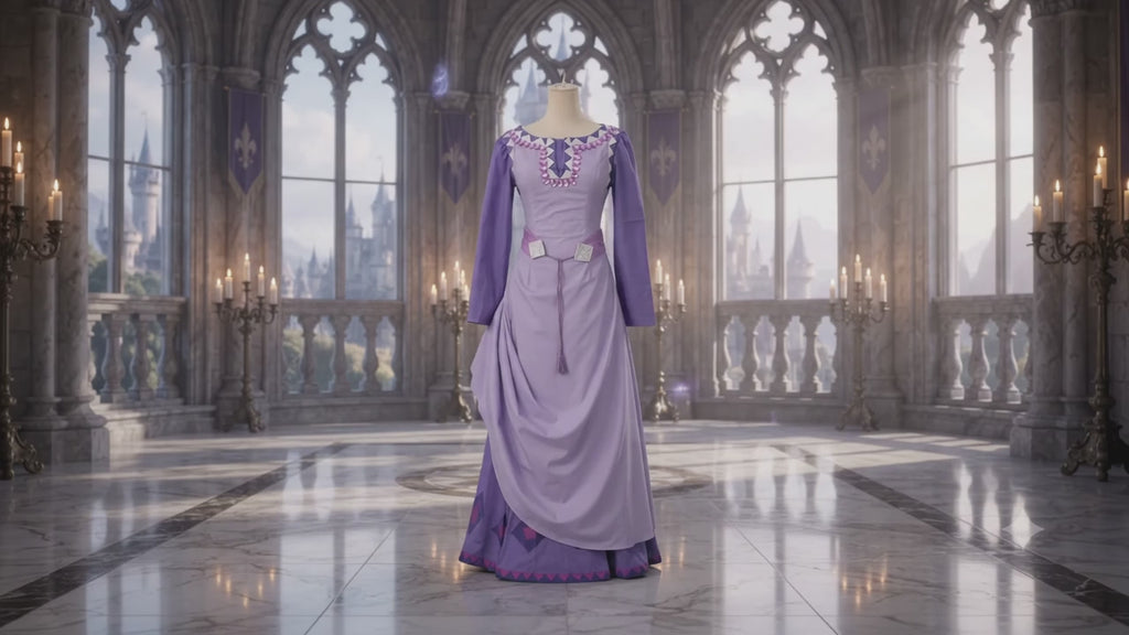 Asha Inspired Lavender Fantasy Gown