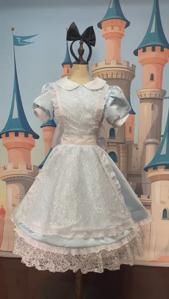 Alice in Wonderland Inspired Blue Dress